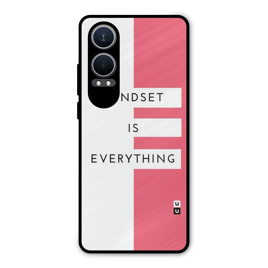 Mindset is Everything Metal Back Case for OnePlus Nord CE4 Lite