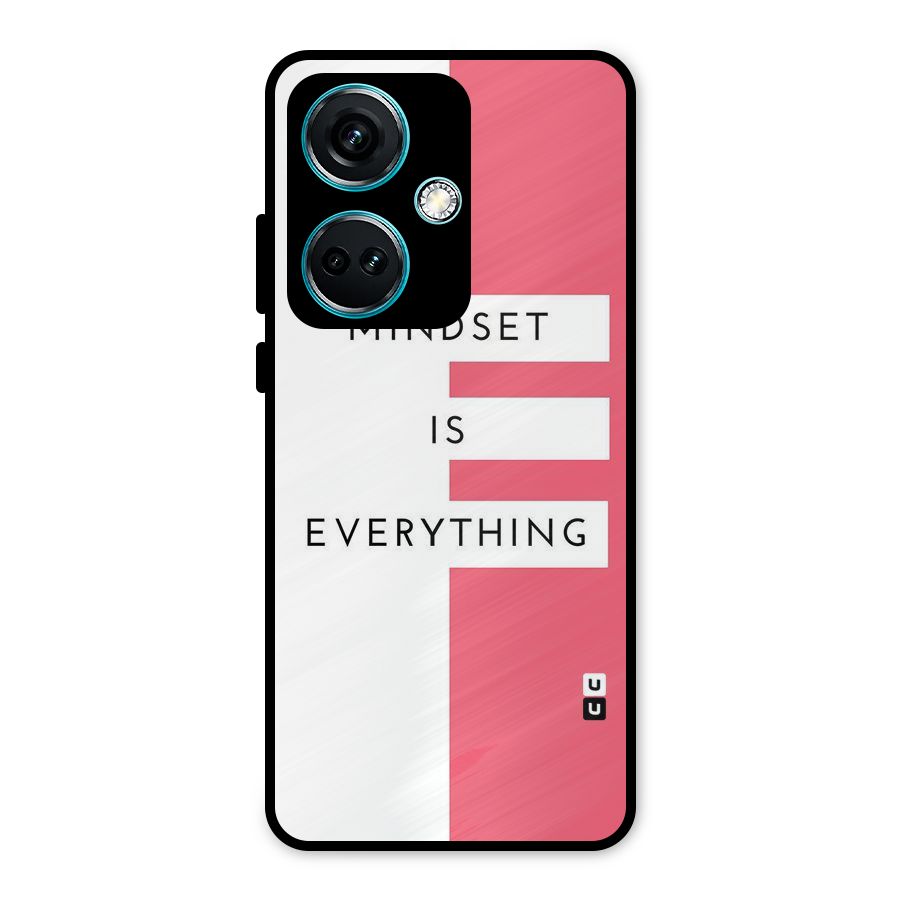 Mindset is Everything Metal Back Case for OnePlus Nord CE 3 5G