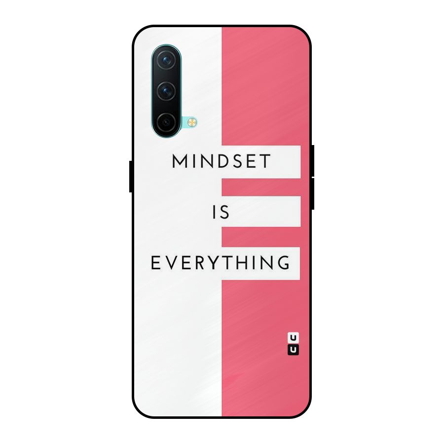 Mindset is Everything Metal Back Case for OnePlus Nord CE 5G