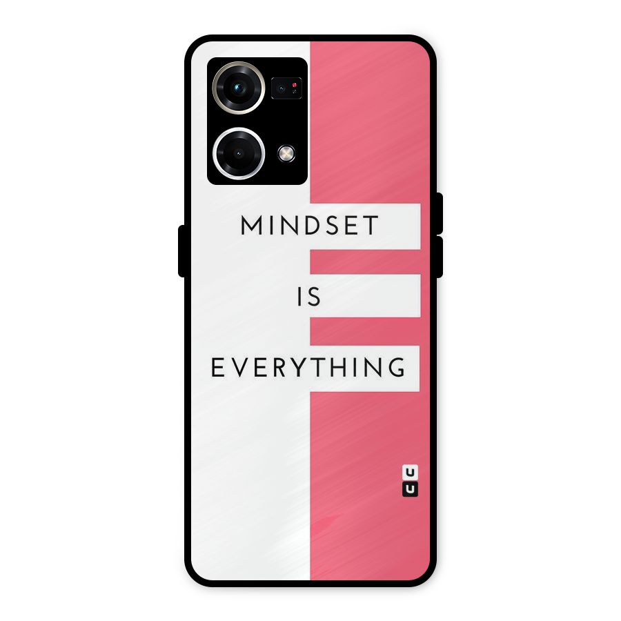 Mindset is Everything Metal Back Case for Oppo F21s Pro 4G