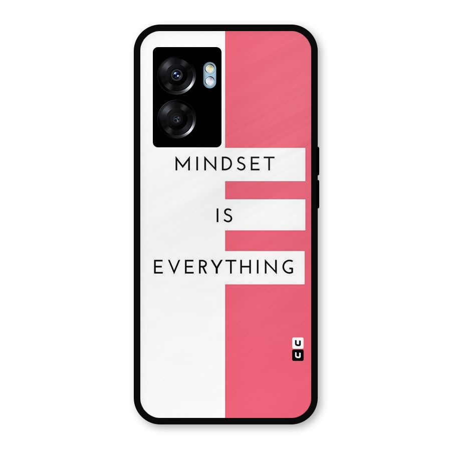 Mindset is Everything Metal Back Case for Oppo K10 (5G)