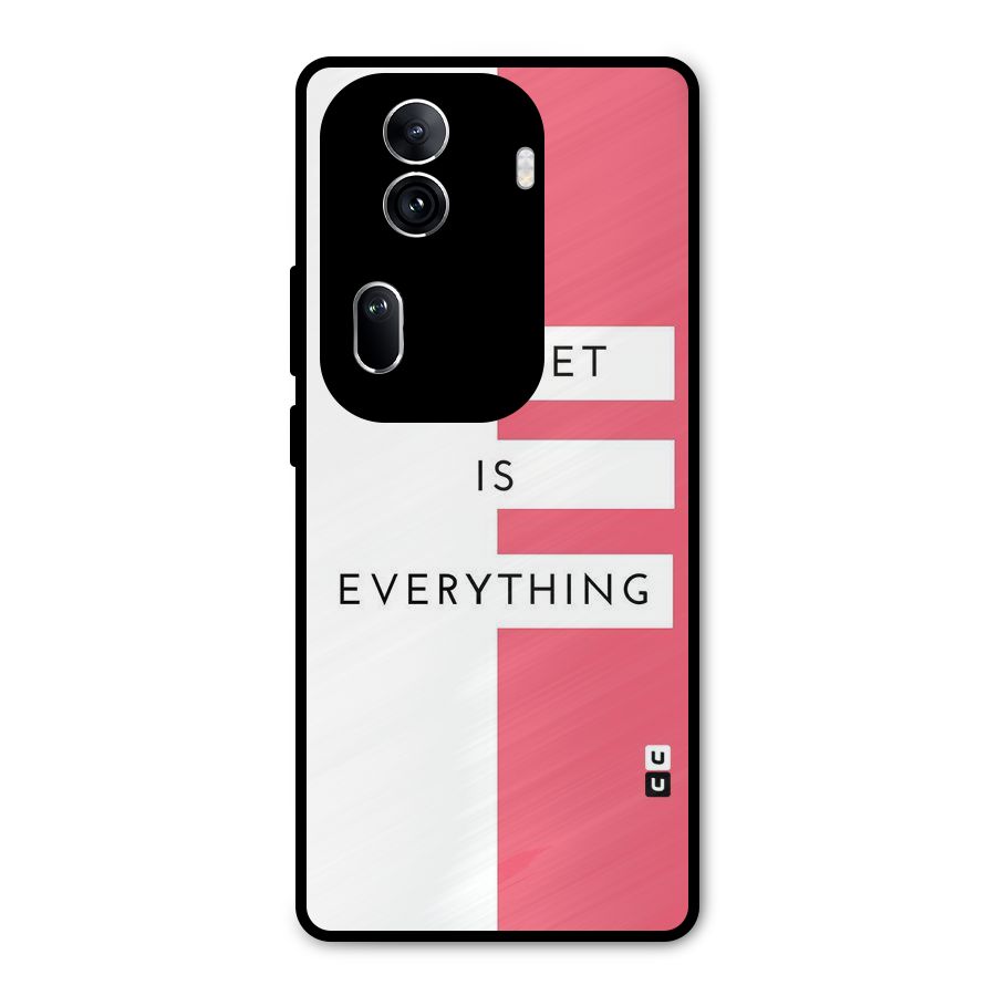 Mindset is Everything Metal Back Case for Oppo Reno11 Pro 5G