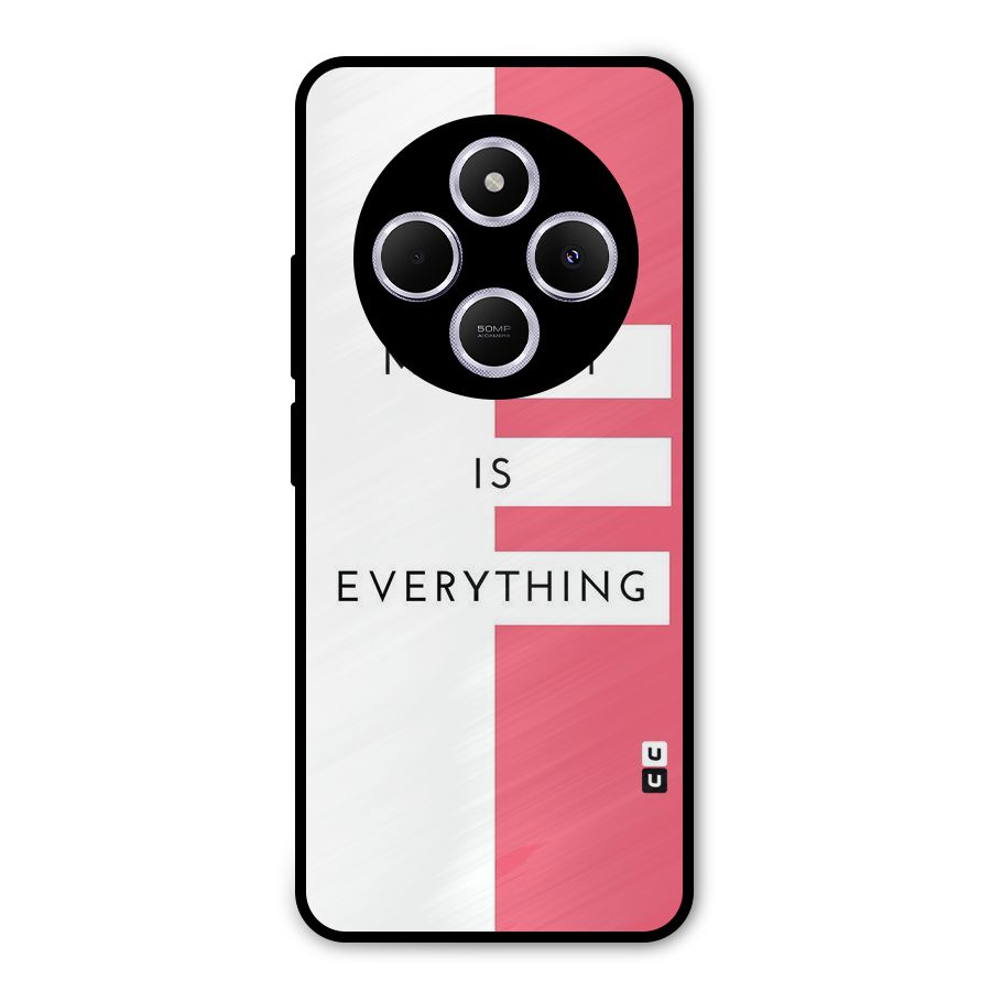 Mindset is Everything Metal Back Case for Poco C75 5G