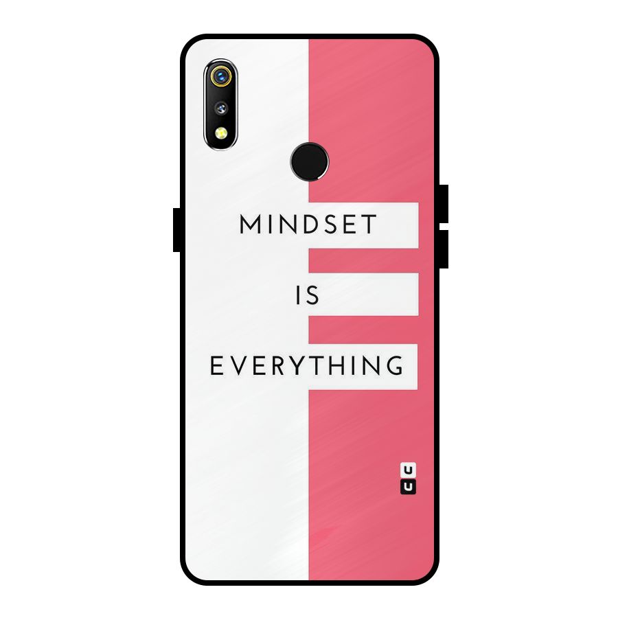 Mindset is Everything Metal Back Case for Realme 3i