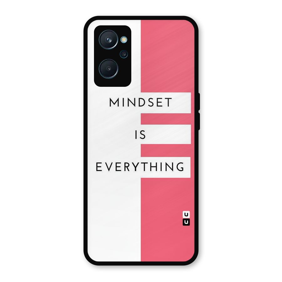 Mindset is Everything Metal Back Case for Realme 9i