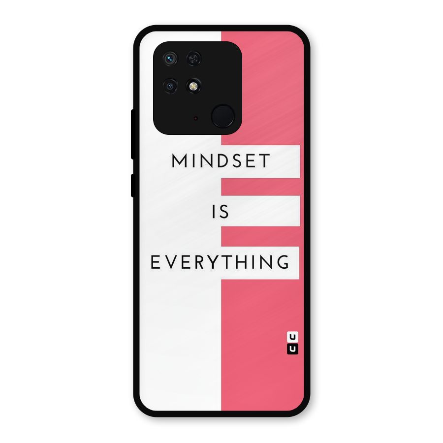 Mindset is Everything Metal Back Case for Redmi 10 Power