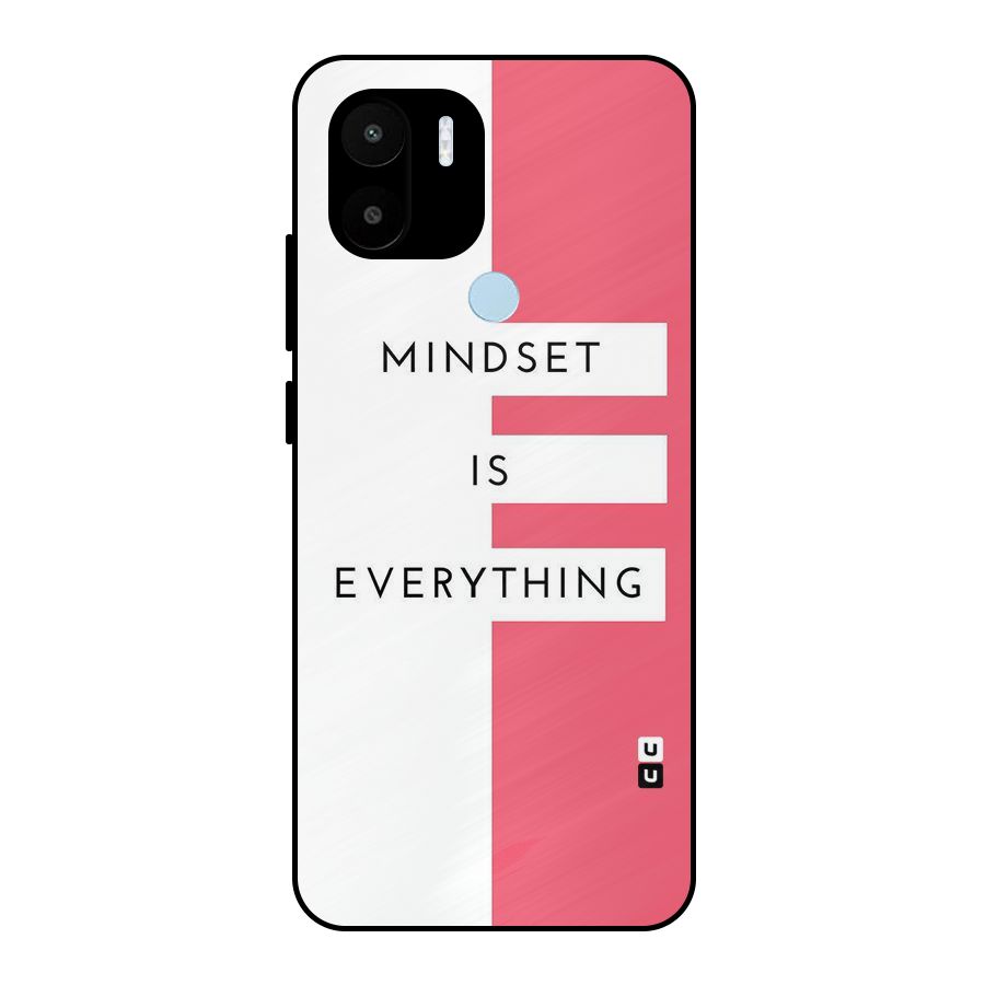 Mindset is Everything Metal Back Case for Redmi A1+