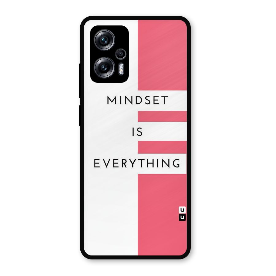 Mindset is Everything Metal Back Case for Redmi K50i