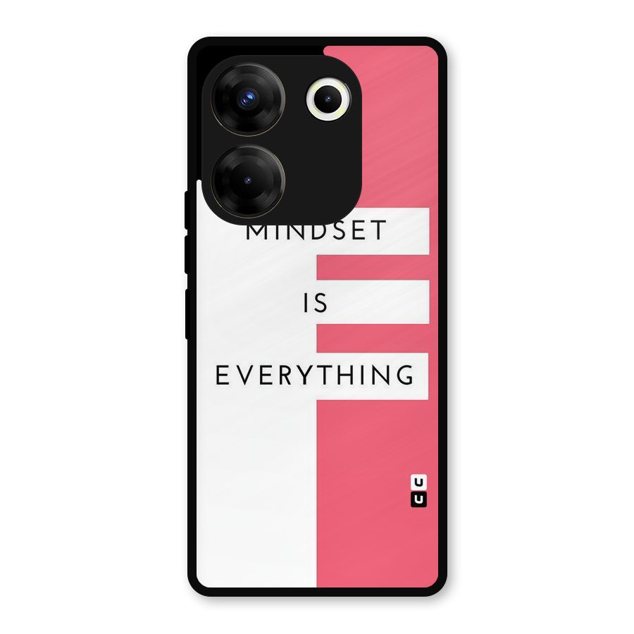 Mindset is Everything Metal Back Case for Tecno Camon 20