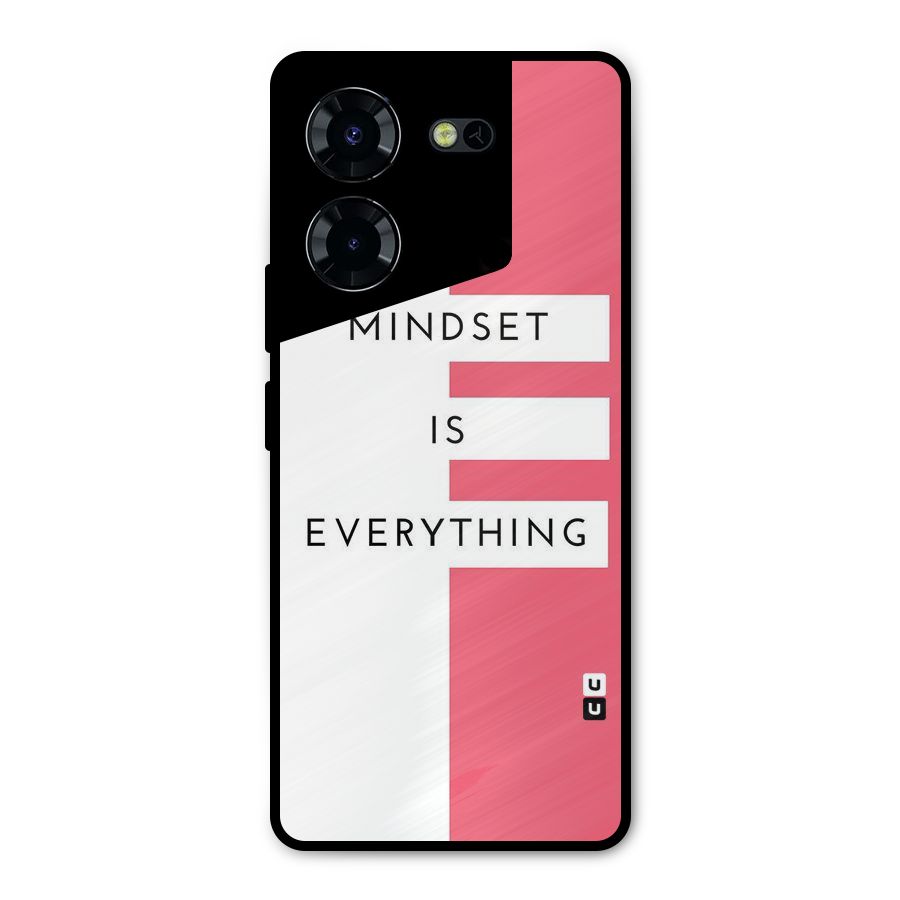 Mindset is Everything Metal Back Case for Tecno Pova 5 Pro 5G