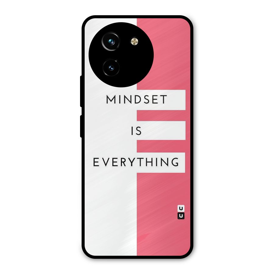 Mindset is Everything Metal Back Case for Vivo T3x