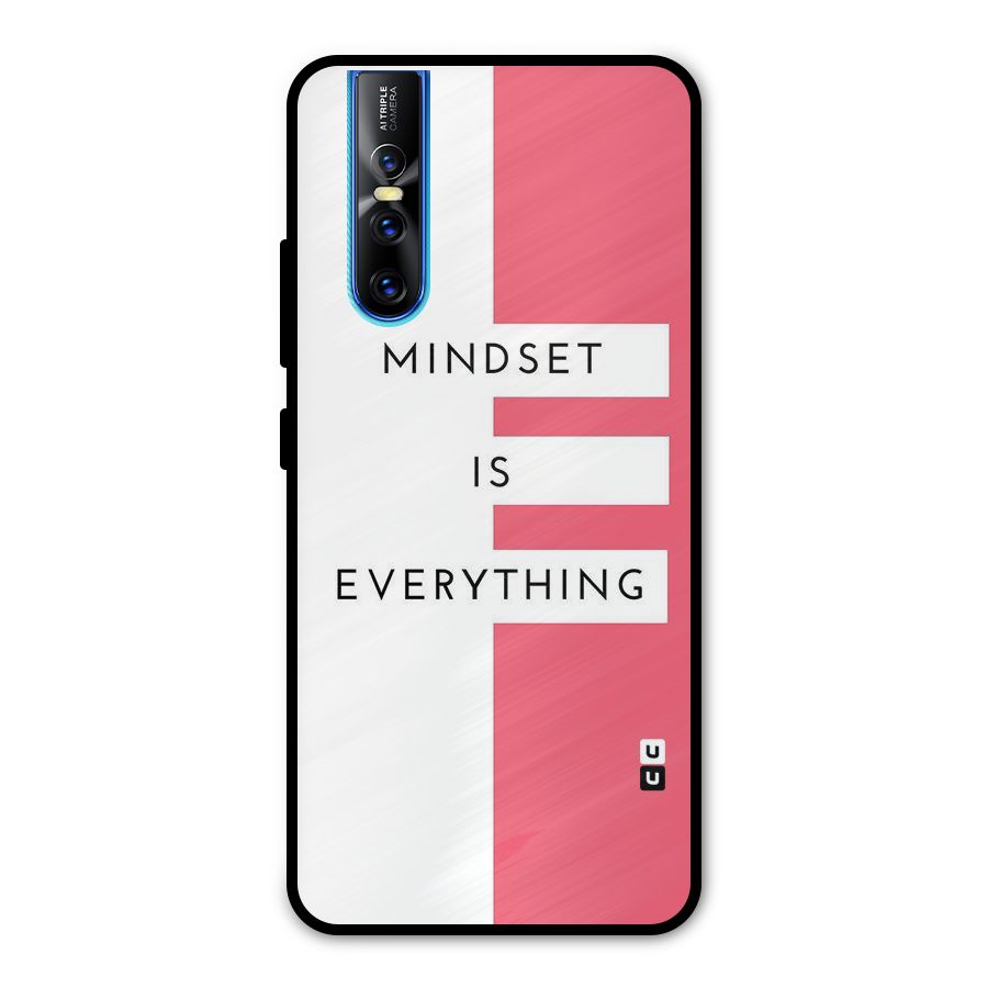 Mindset is Everything Metal Back Case for Vivo V15 Pro
