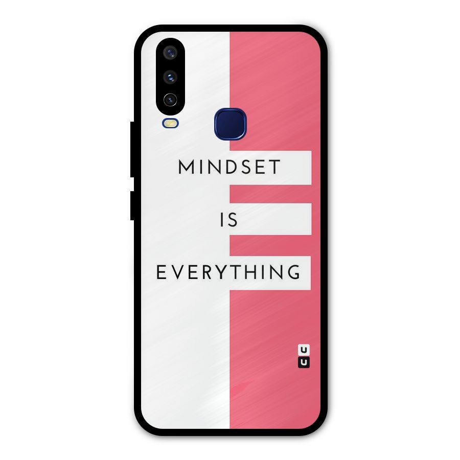 Mindset is Everything Metal Back Case for Vivo V17
