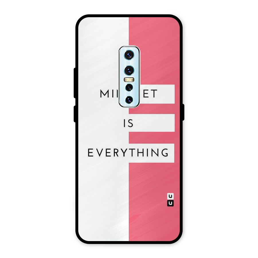 Mindset is Everything Metal Back Case for Vivo V17 Pro