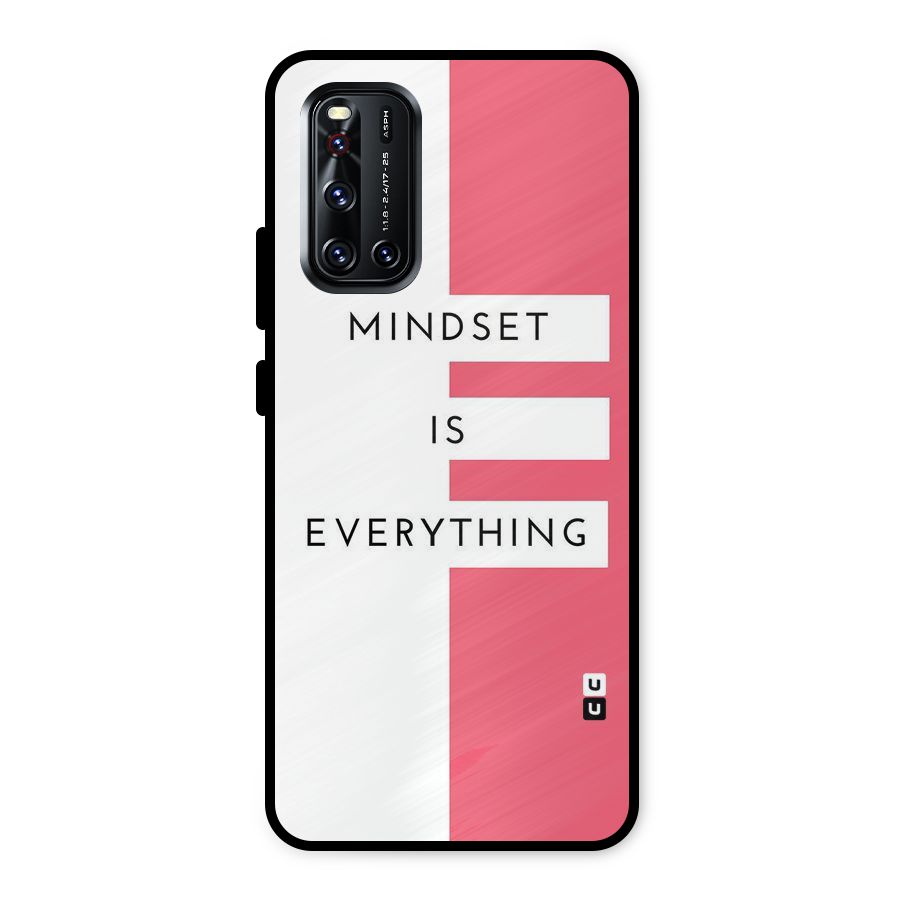 Mindset is Everything Metal Back Case for Vivo V19