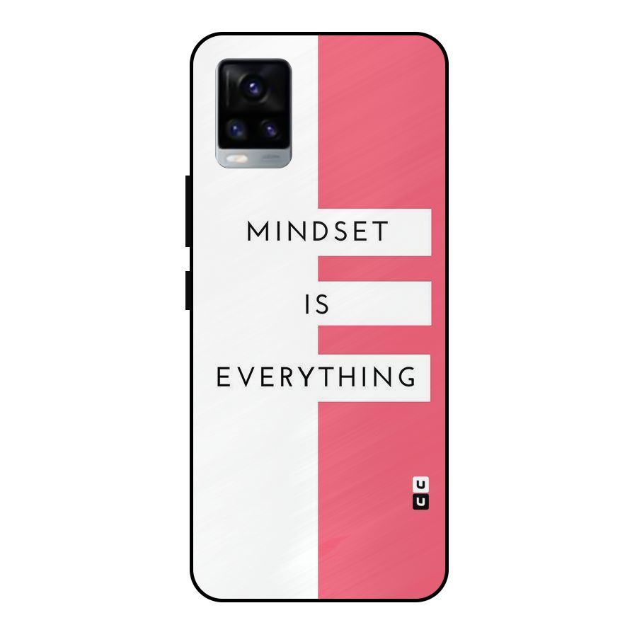 Mindset is Everything Metal Back Case for Vivo V20 2021