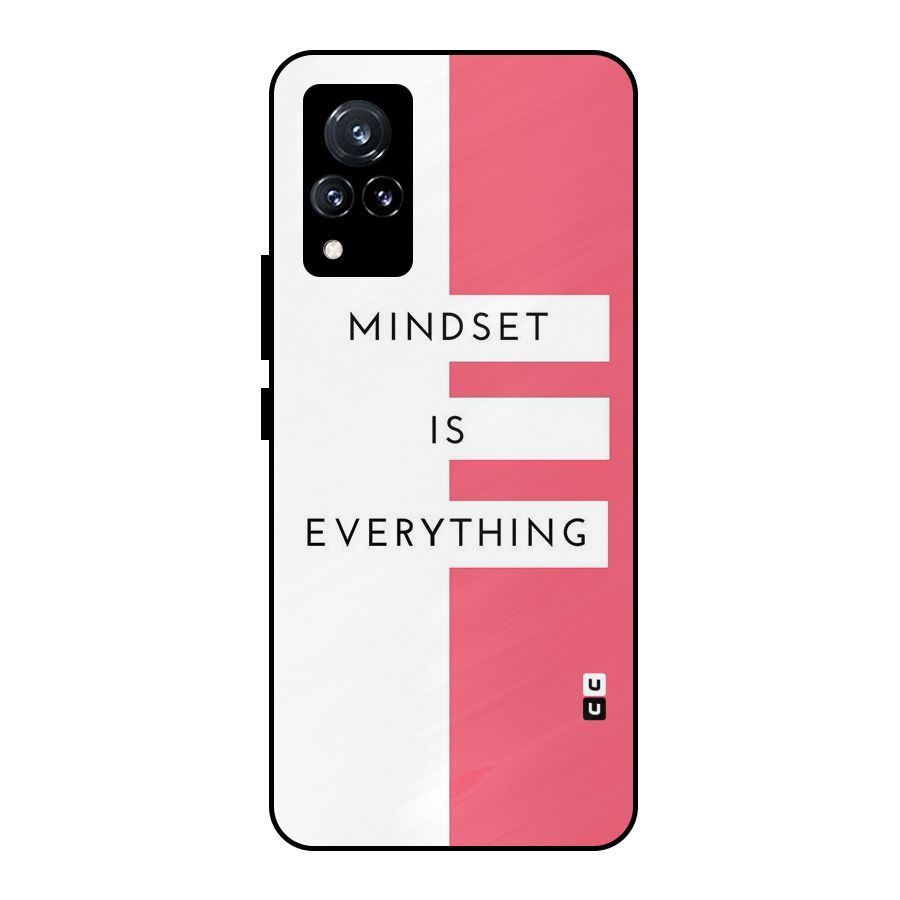 Mindset is Everything Metal Back Case for Vivo V21 5G