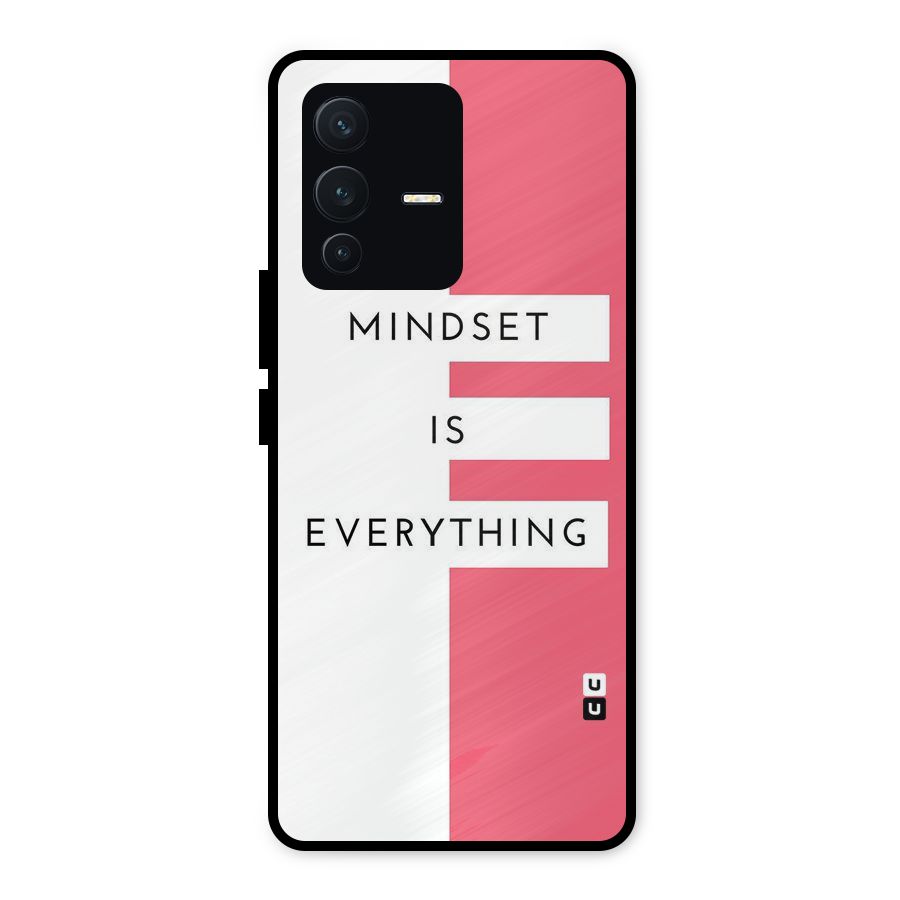 Mindset is Everything Metal Back Case for Vivo V23 5G