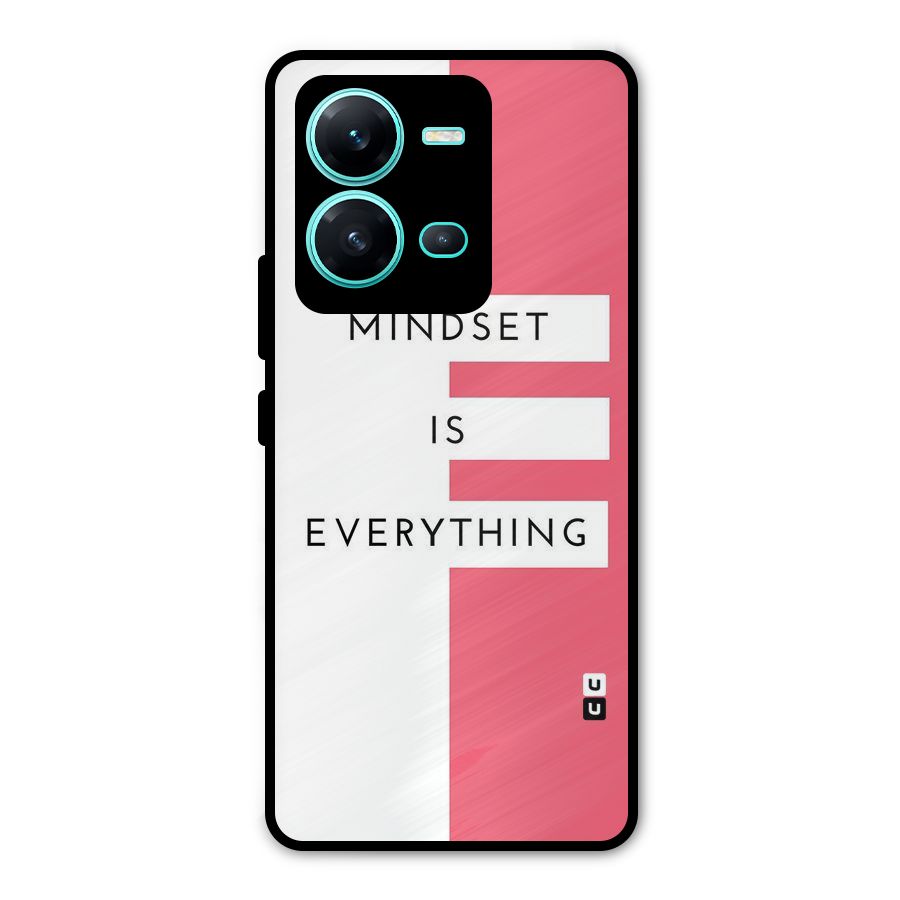 Mindset is Everything Metal Back Case for Vivo V25