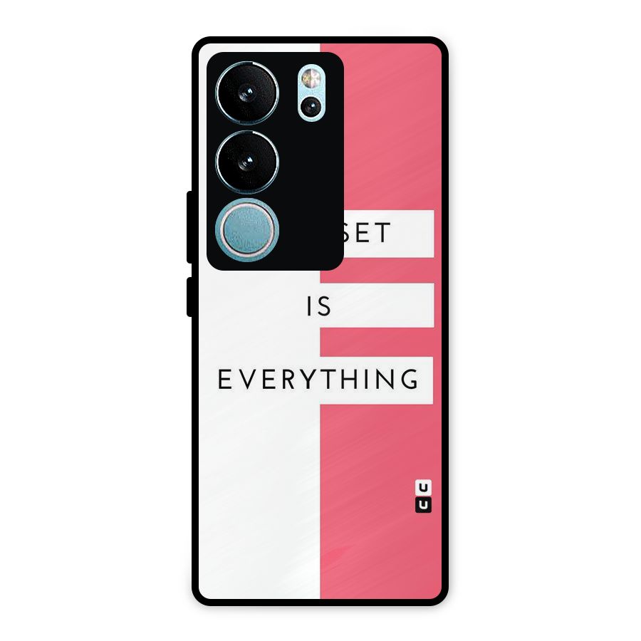 Mindset is Everything Metal Back Case for Vivo V29