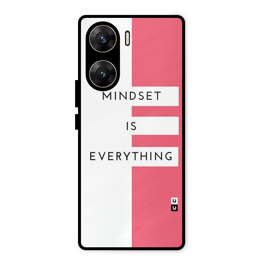Mindset is Everything Metal Back Case for Vivo V29e
