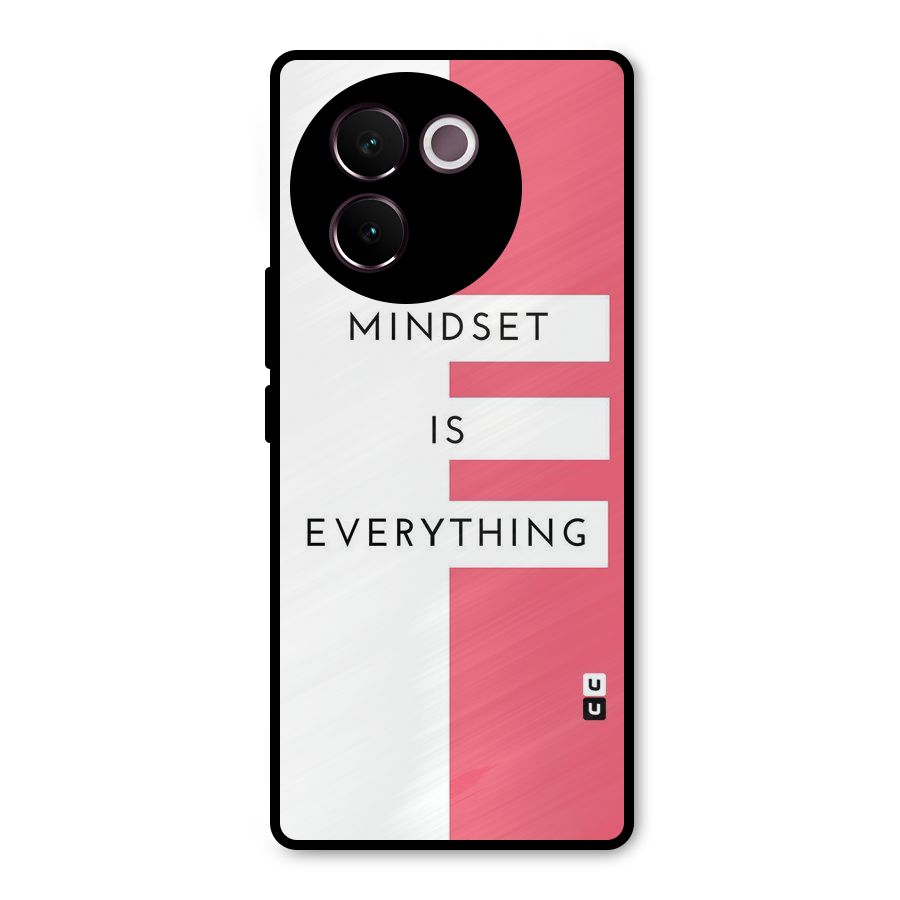 Mindset is Everything Metal Back Case for Vivo V30e