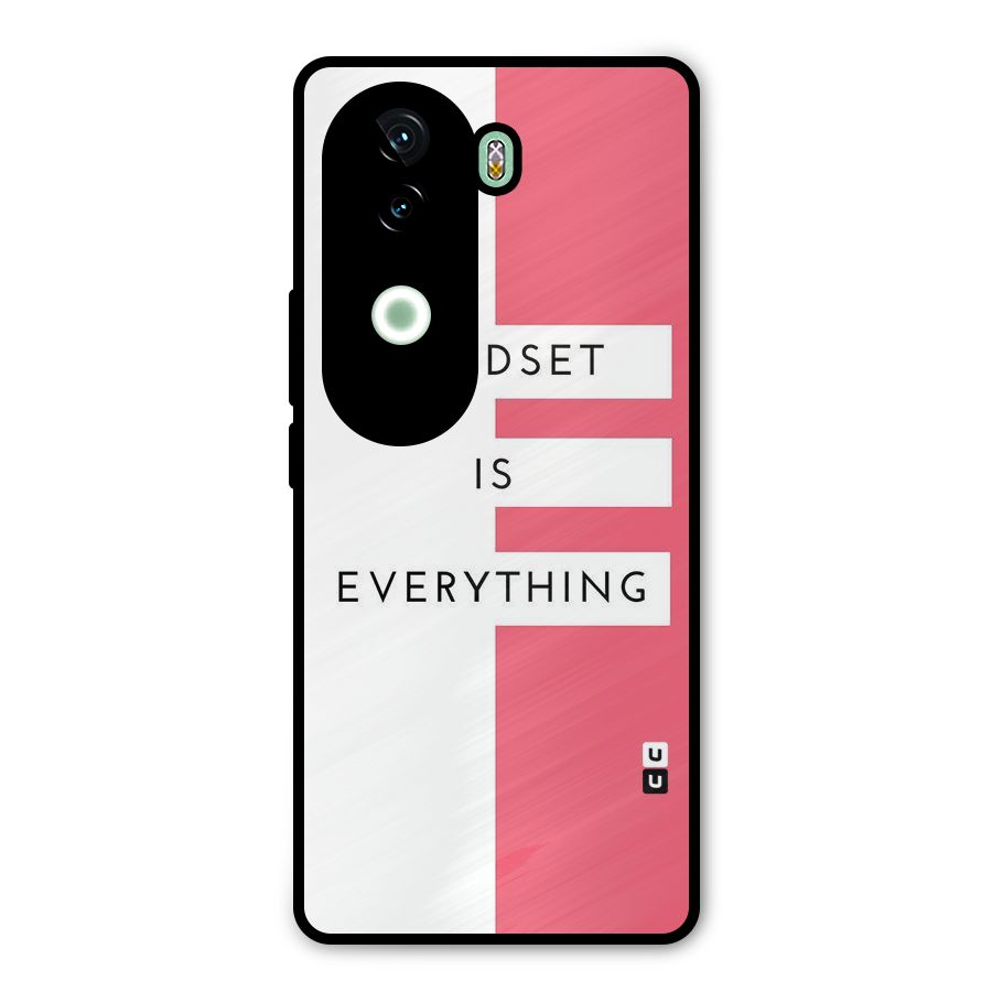 Mindset is Everything Metal Back Case for Vivo V40e