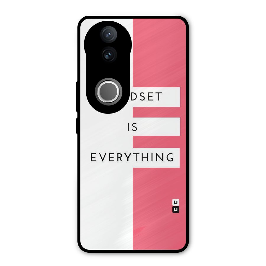 Mindset is Everything Metal Back Case for Vivo V50e
