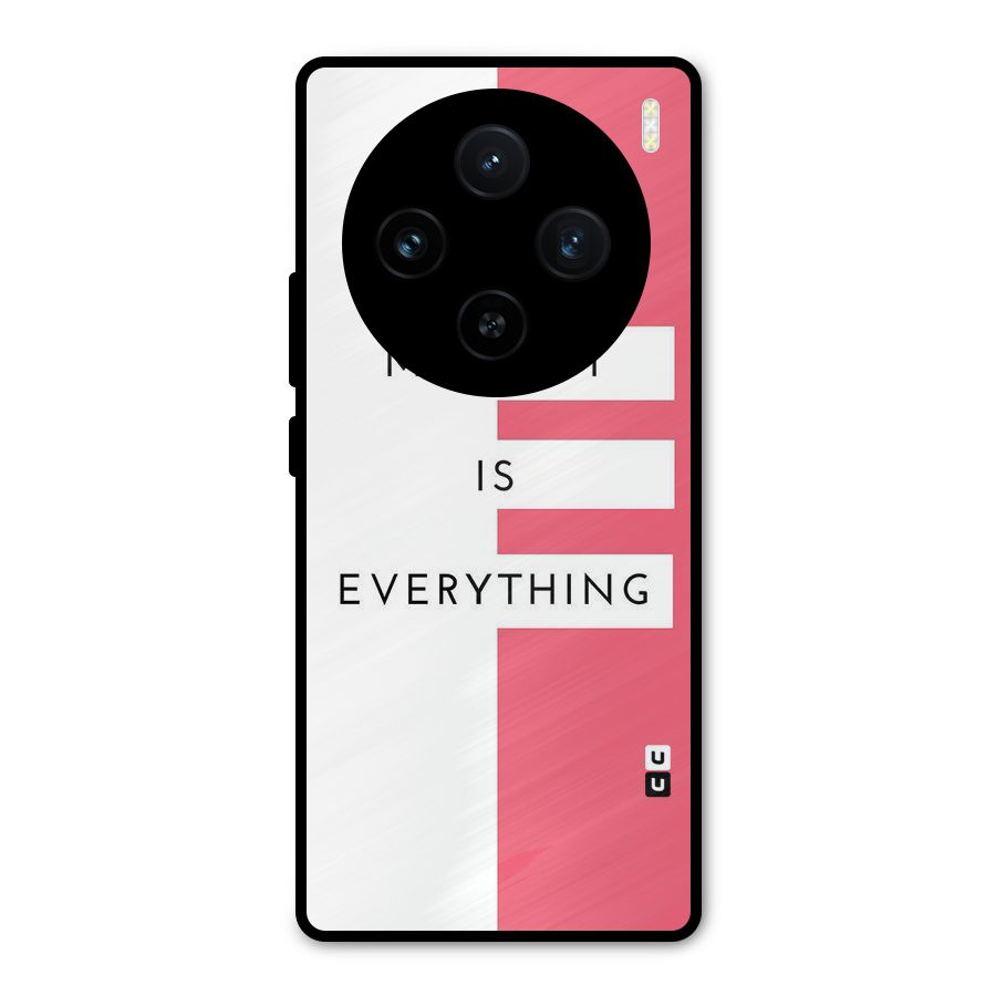 Mindset is Everything Metal Back Case for Vivo X100