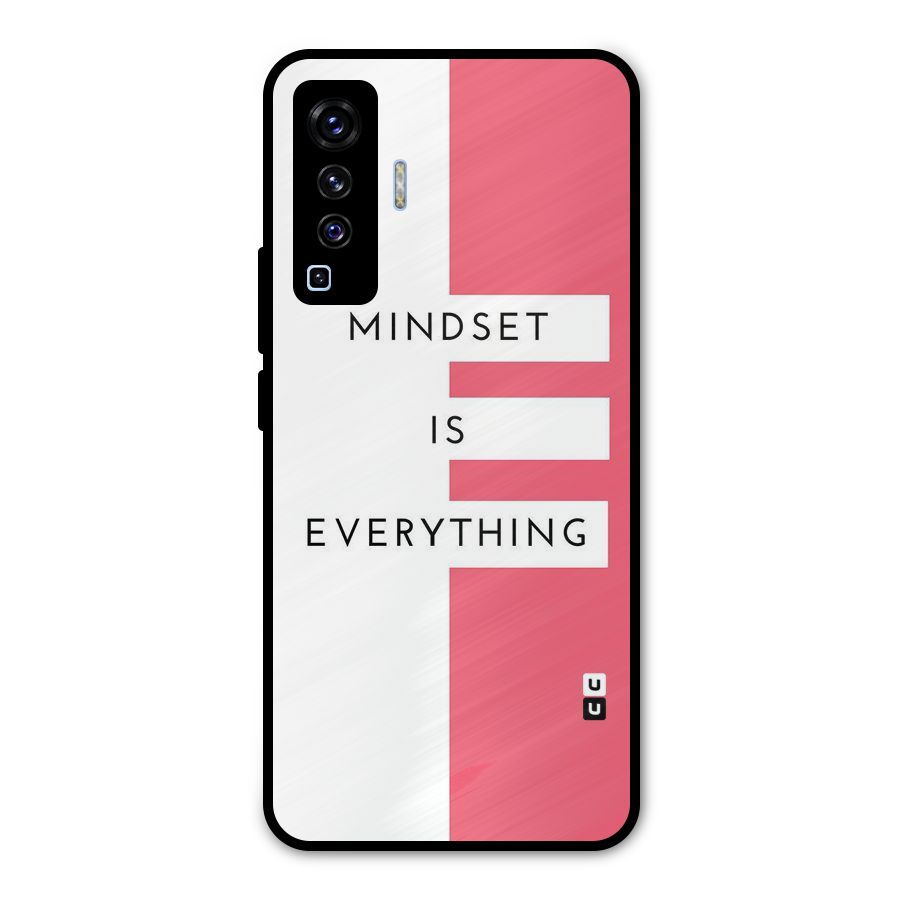 Mindset is Everything Metal Back Case for Vivo X50