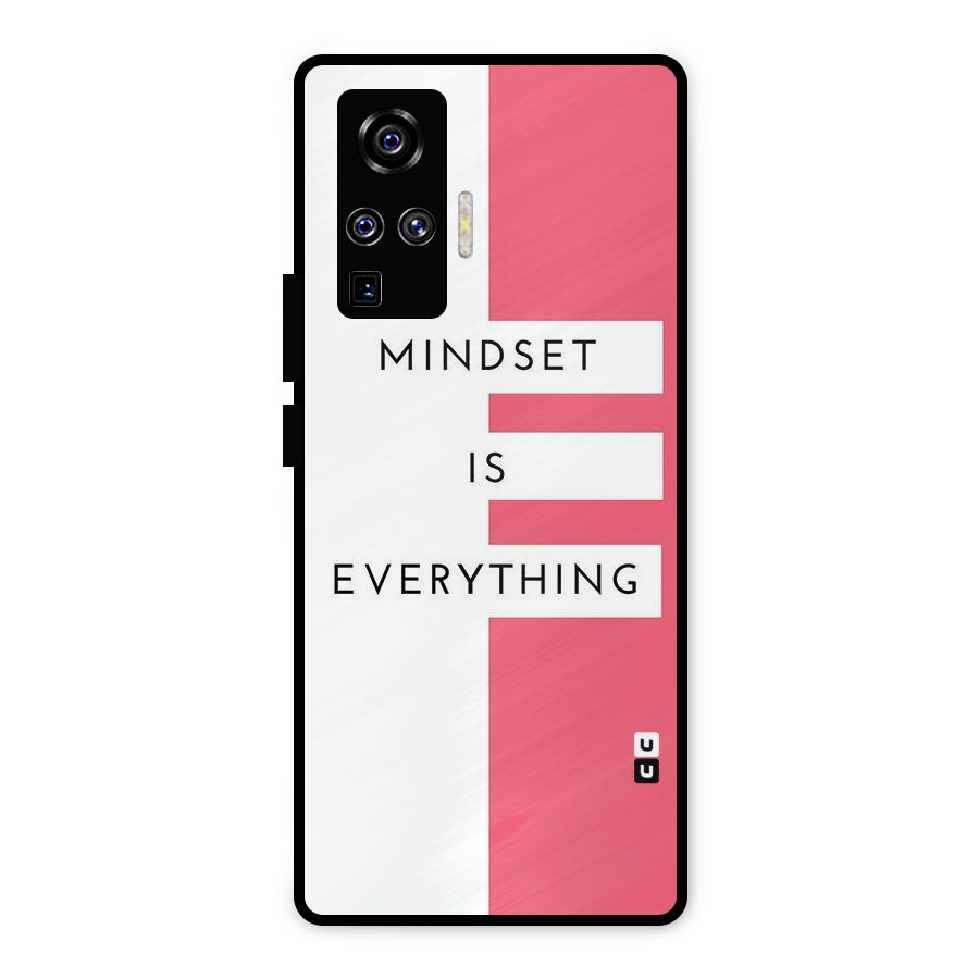 Mindset is Everything Metal Back Case for Vivo X50 Pro
