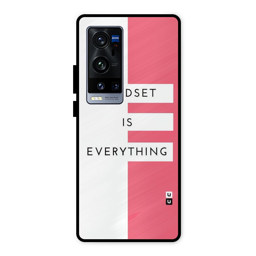 Mindset is Everything Metal Back Case for Vivo X60 Pro Plus