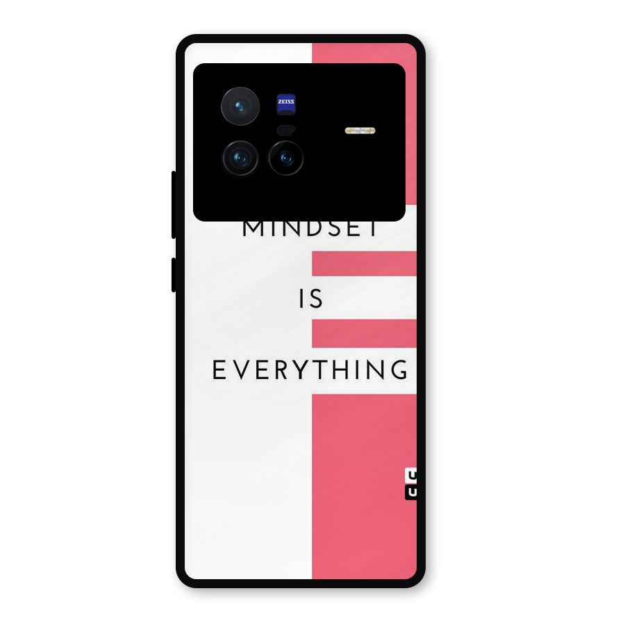 Mindset is Everything Metal Back Case for Vivo X80