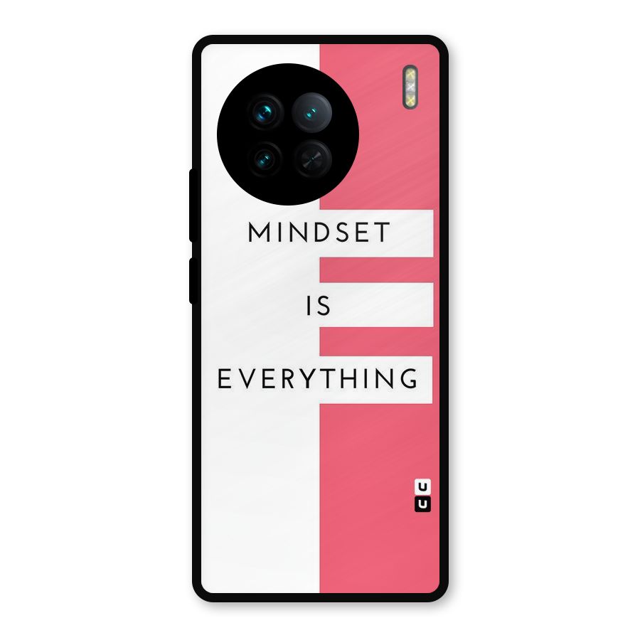 Mindset is Everything Metal Back Case for Vivo X90