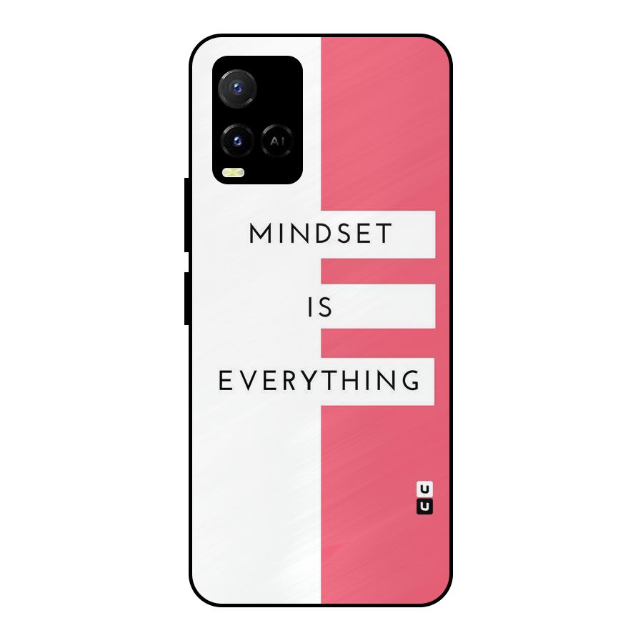 Mindset is Everything Metal Back Case for Vivo Y21A