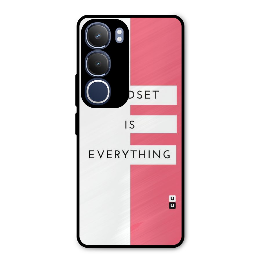 Mindset is Everything Metal Back Case for Vivo Y29