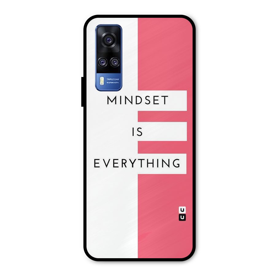 Mindset is Everything Metal Back Case for Vivo Y31