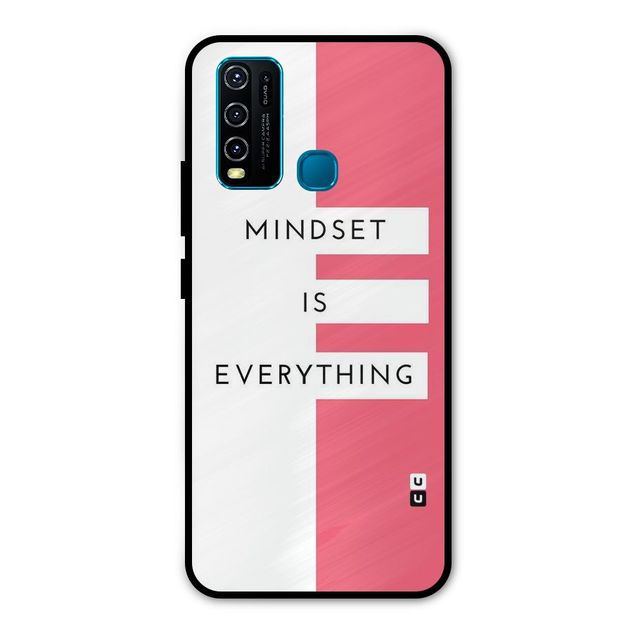 Mindset is Everything Metal Back Case for Vivo Y50