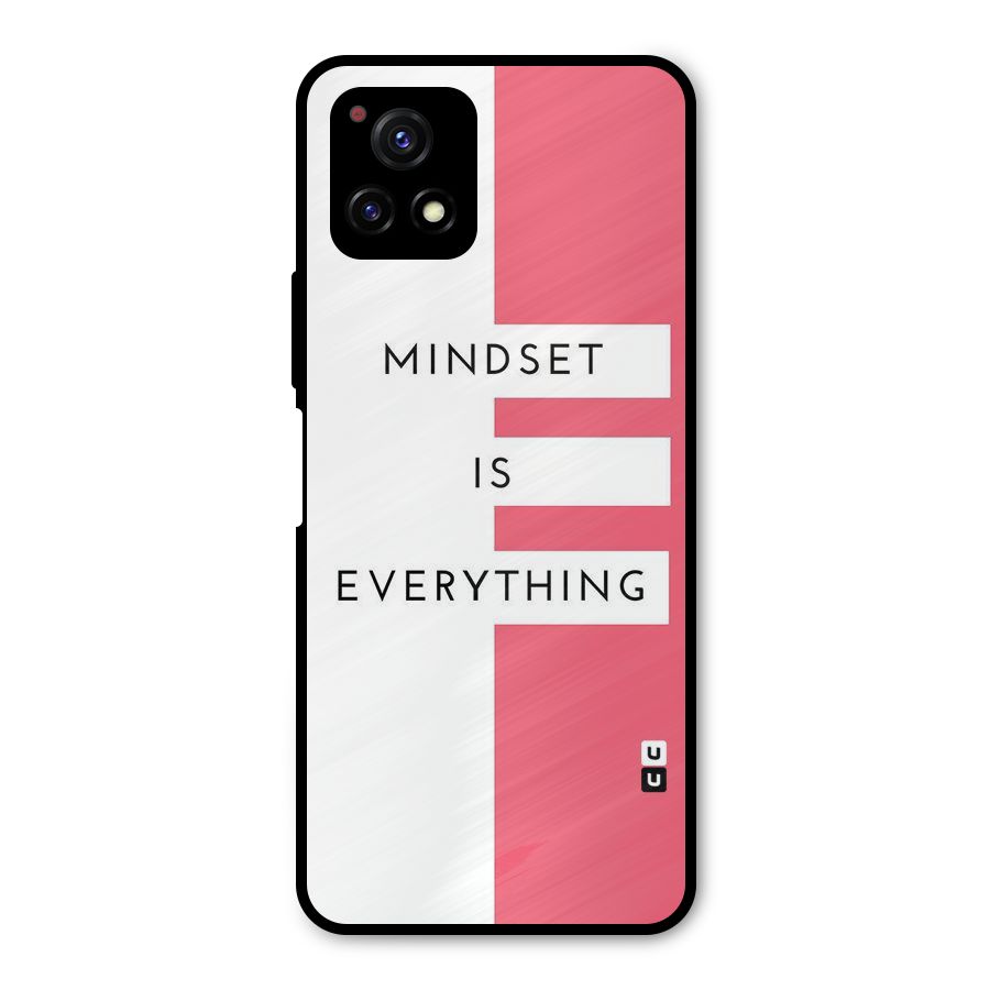 Mindset is Everything Metal Back Case for Vivo Y72 5G