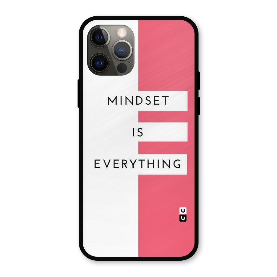Mindset is Everything Metal Back Case for iPhone 12 Pro