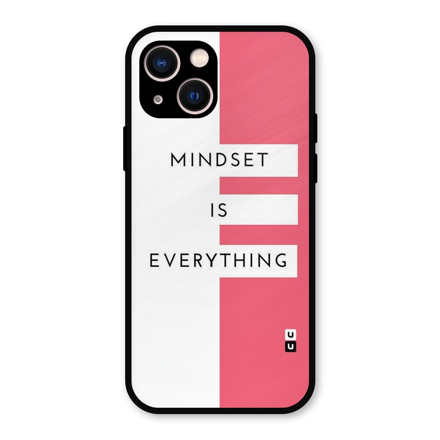 Mindset is Everything Metal Back Case for iPhone 13