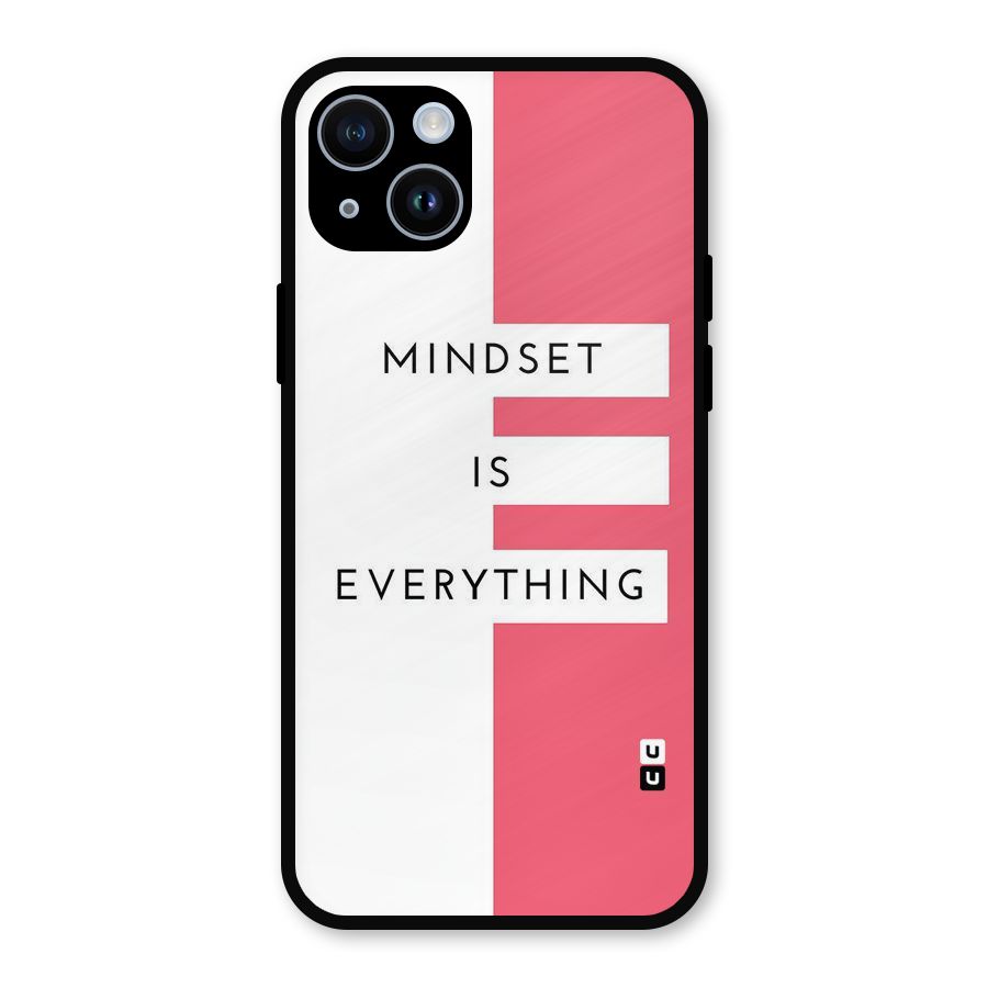 Mindset is Everything Metal Back Case for iPhone 14
