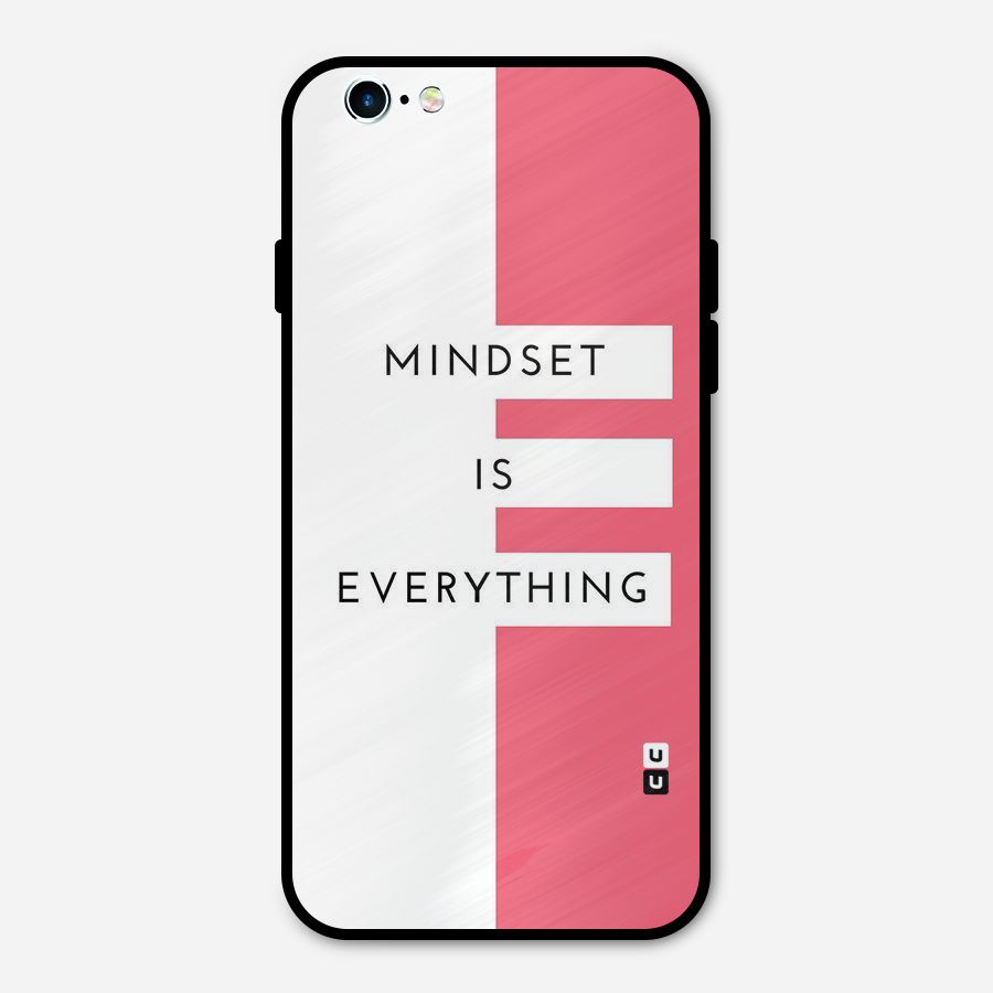 Mindset is Everything Metal Back Case for iPhone 6 6s