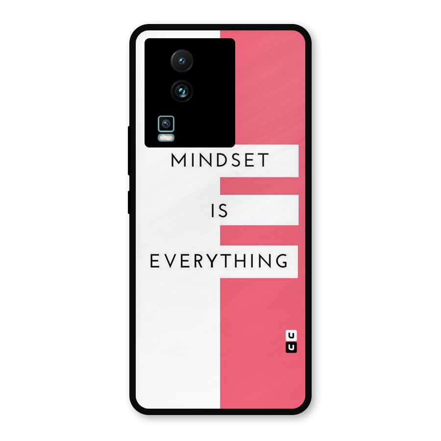Mindset is Everything Metal Back Case for iQOO Neo 7 Pro