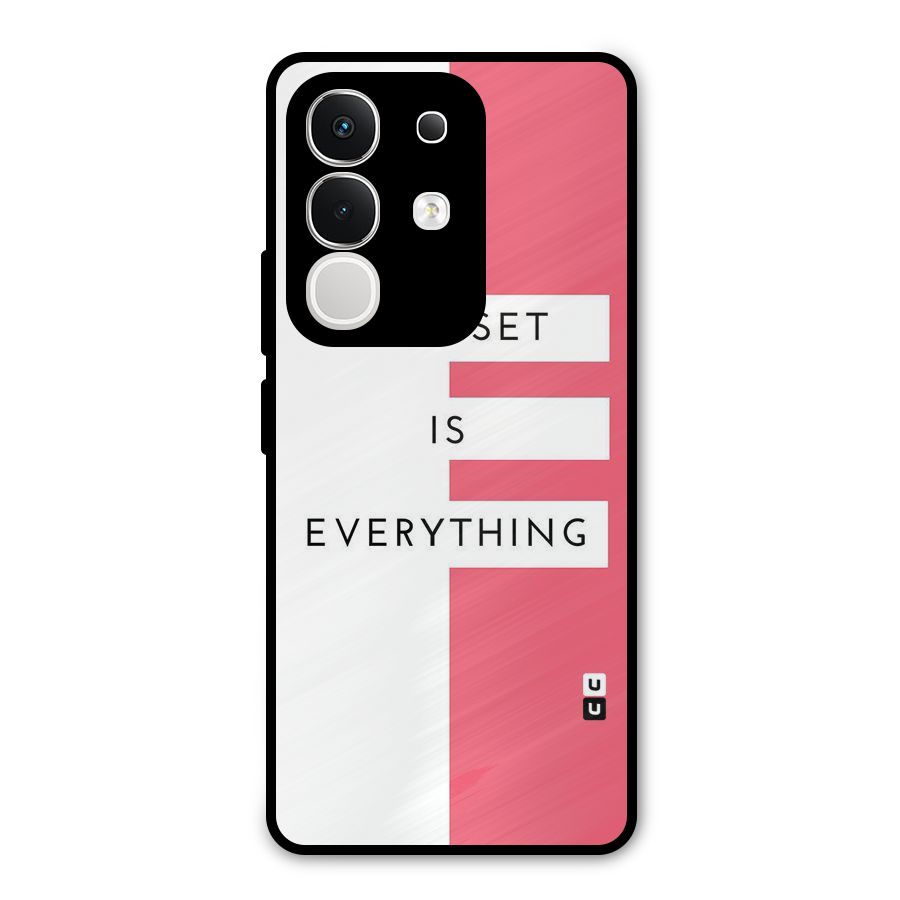 Mindset is Everything Metal Back Case for iQOO Z10x
