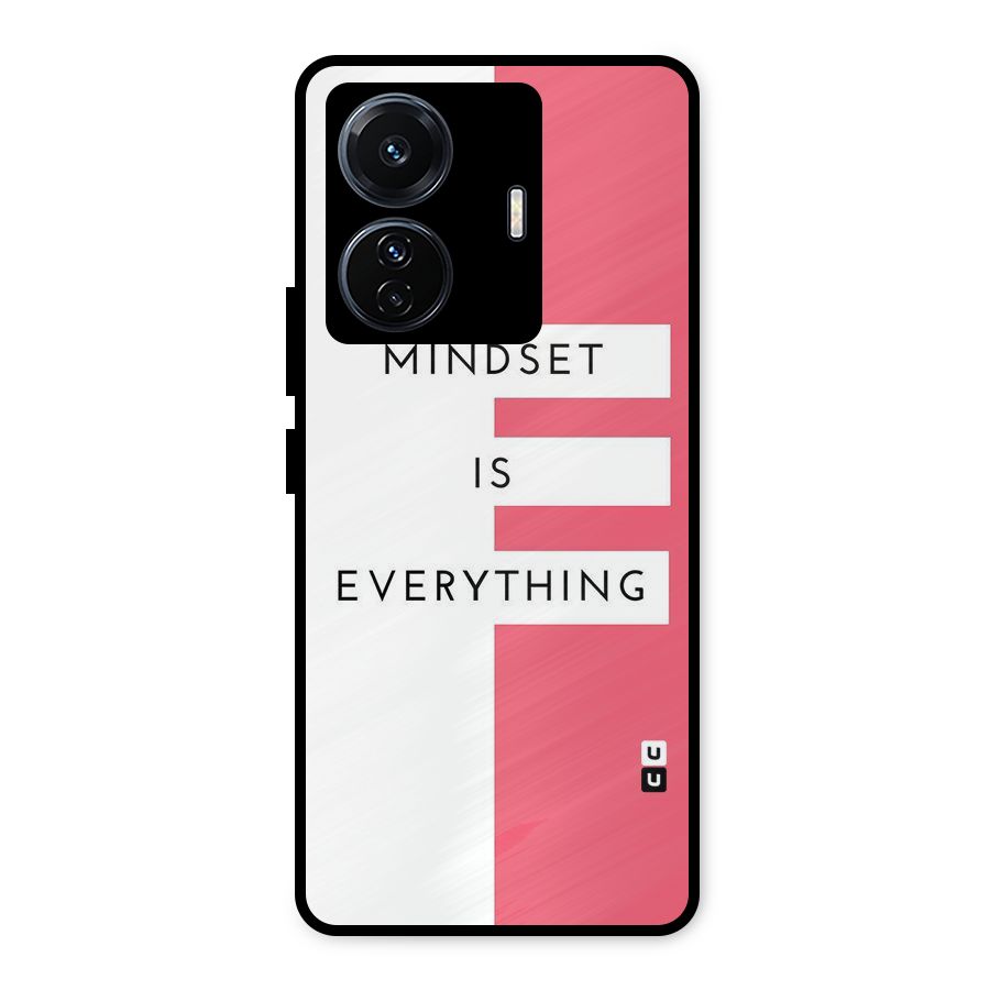 Mindset is Everything Metal Back Case for iQOO Z6