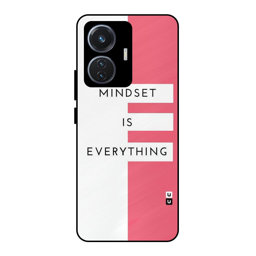 Mindset is Everything Metal Back Case for iQOO Z6 44W