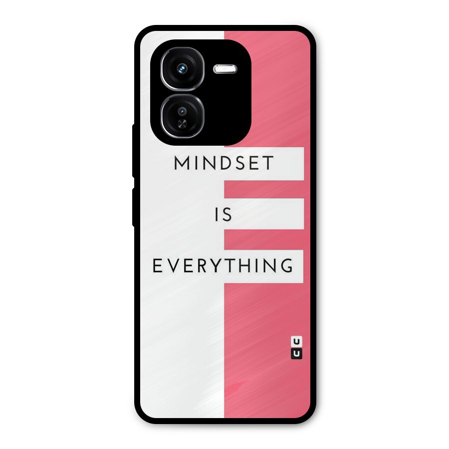 Mindset is Everything Metal Back Case for iQOO Z9x