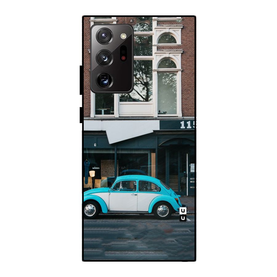Mini Blue Car Metal Back Case for Galaxy Note 20 Ultra
