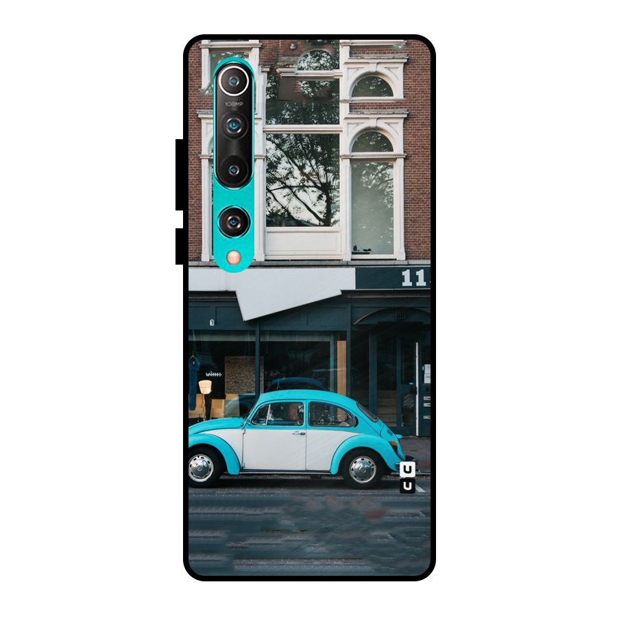 Mini Blue Car Metal Back Case for Mi 10